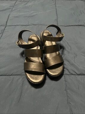 Classic Black Women’s Strappy Sandals